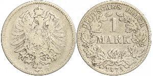 1 Mark 德意志帝國 (1871 - 1918) 銀 