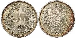 1 Mark 德意志帝國 (1871 - 1918) 銀 威廉二世 (德国)