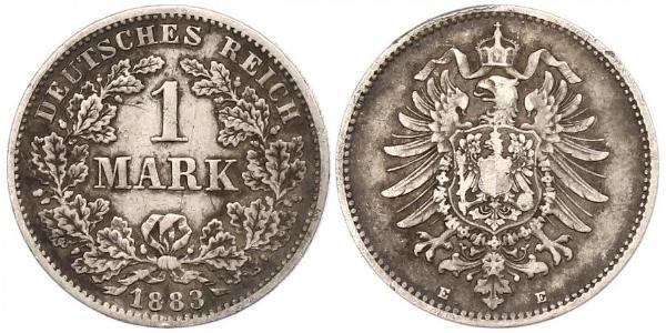 1 Mark 德意志帝國 (1871 - 1918) 銀 