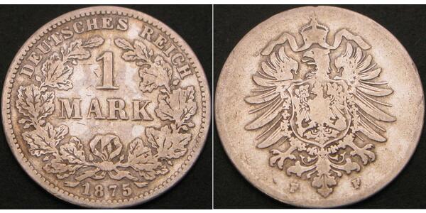 1 Mark 德意志帝國 (1871 - 1918) 銀 