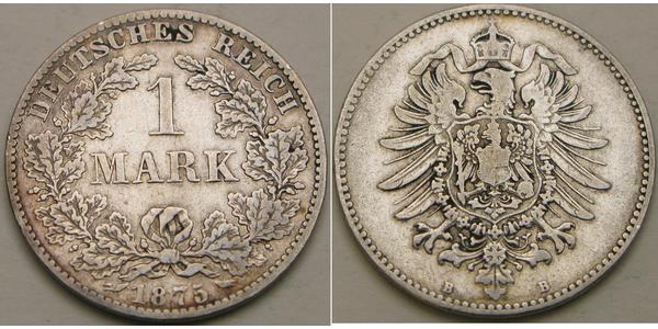 1 Mark 德意志帝國 (1871 - 1918) 銀 