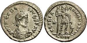 1 Miliarensis Impero bizantino (330-1453) Argento Teodosio II (401-450)