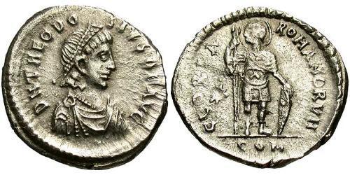 1 Miliarensis Impero bizantino (330-1453) Argento Teodosio II (401-450)