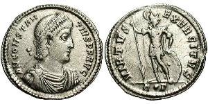 1 Miliarensis Imperio romano (27BC-395) Plata Constancio II (317 - 361)