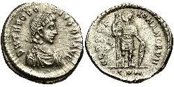 1 Miliarensis Byzantinisches Reich (330-1453) Silber Theodosius II (401-450)