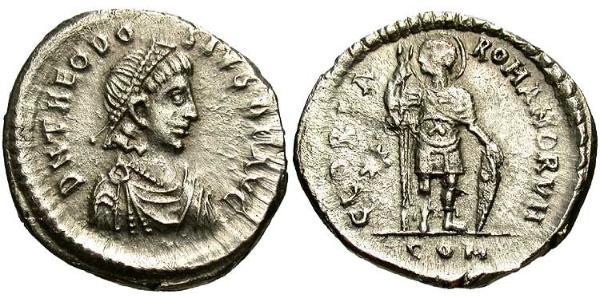 1 Miliarensis Byzantine Empire (330-1453) Silver Theodosius II (401-450)