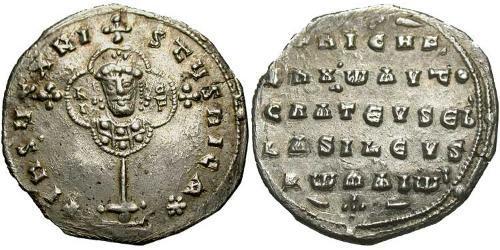 1 Miliaresion Impero bizantino (330-1453) Argento Niceforo II Foca (912-969)