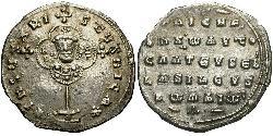 1 Miliaresion 拜占庭帝国 銀 Nicephorus II Phocas (912-969)