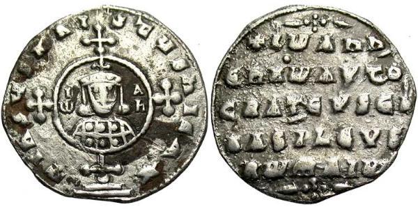 1 Miliaresion 拜占庭帝国 銀 John I Tzimiskes (925-976)