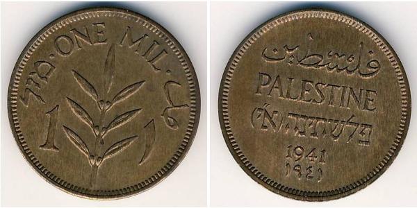 1 Mill Palestine 青铜 