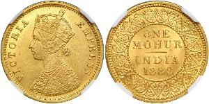 1 Mohur Britisch-Indien (1858-1947) Gold Victoria (1819 - 1901)