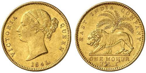 1 Mohur Britisch-Indien (1858-1947) Gold Victoria (1819 - 1901)