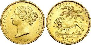 1 Mohur British Raj (1858-1947) Gold Victoria (1819 - 1901)