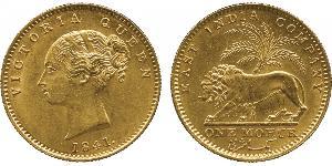 1 Mohur British Raj (1858-1947) Gold Victoria (1819 - 1901)