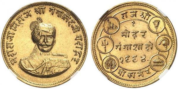 1 Mohur Indien Gold 