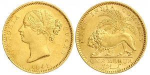 1 Mohur 英属印度 (1858 - 1947) 金 维多利亚 (英国君主)