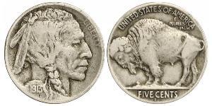 1 Nickel Estados Unidos de América (1776 - ) Cobre 