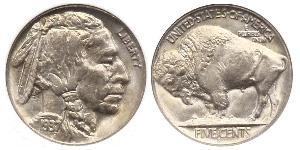 1 Nickel Estados Unidos de América (1776 - ) Cobre 