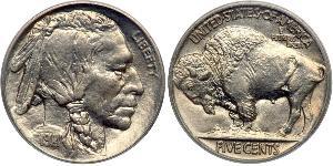 1 Nickel Estados Unidos de América (1776 - ) Cobre 