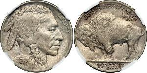 1 Nickel Estados Unidos de América (1776 - ) Cobre 