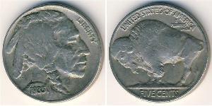 1 Nickel Estados Unidos de América (1776 - ) Cobre 