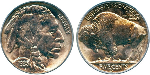 1 Nickel USA (1776 - ) Copper 