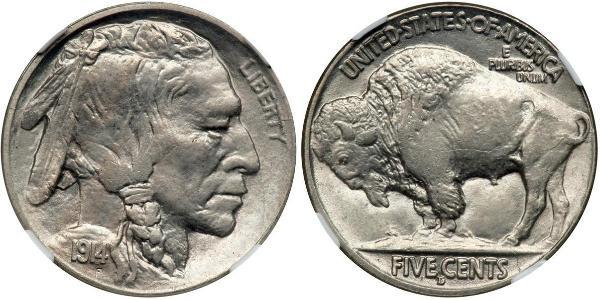1 Nickel USA (1776 - ) Copper 