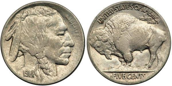 1 Nickel USA (1776 - ) Copper 