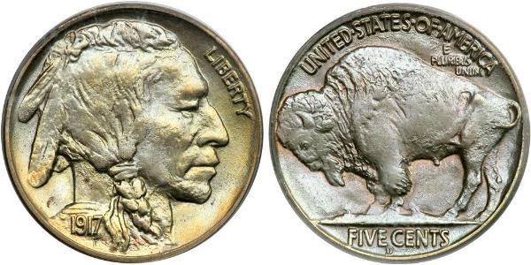 1 Nickel Vereinigten Staaten von Amerika (1776 - ) Kupfer 