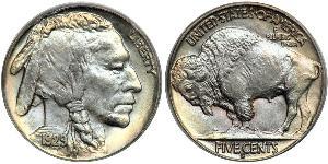 1 Nickel США (1776 - ) Медь 