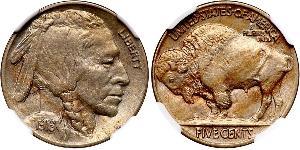 1 Nickel США (1776 - ) Медь 
