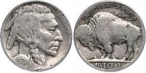 1 Nickel США (1776 - ) Медь 
