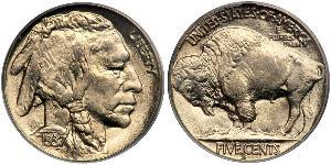 1 Nickel США (1776 - ) Медь 