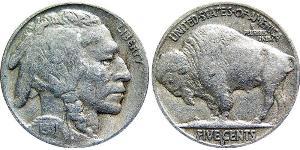 1 Nickel США (1776 - ) Медь 