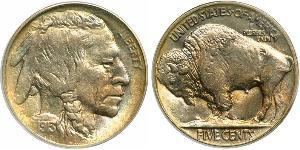 1 Nickel США (1776 - ) Медь 