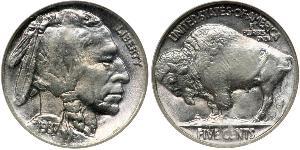 1 Nickel США (1776 - ) Медь 