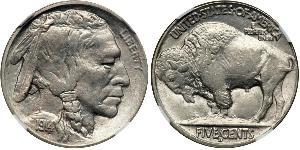1 Nickel США (1776 - ) Медь 