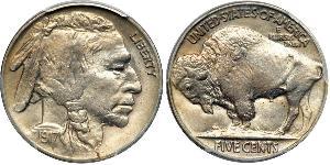 1 Nickel США (1776 - ) Медь 