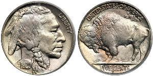 1 Nickel США (1776 - ) Медь 