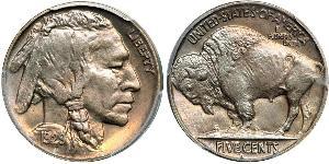 1 Nickel США (1776 - ) Медь 
