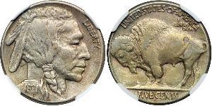 1 Nickel США (1776 - ) Медь 