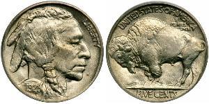 1 Nickel США (1776 - ) Медь 