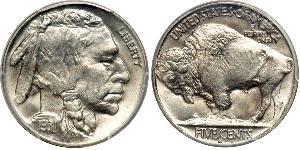 1 Nickel США (1776 - ) Медь 