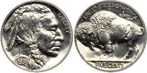 1 Nickel США (1776 - ) Медь 