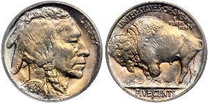 1 Nickel США (1776 - ) Медь 