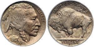 1 Nickel США (1776 - ) Медь 