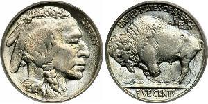 1 Nickel США (1776 - ) Медь 