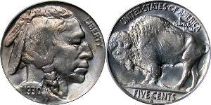 1 Nickel США (1776 - ) Медь 