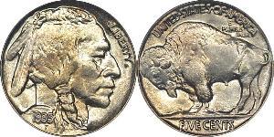 1 Nickel США (1776 - ) Медь 