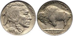 1 Nickel США (1776 - ) Медь 